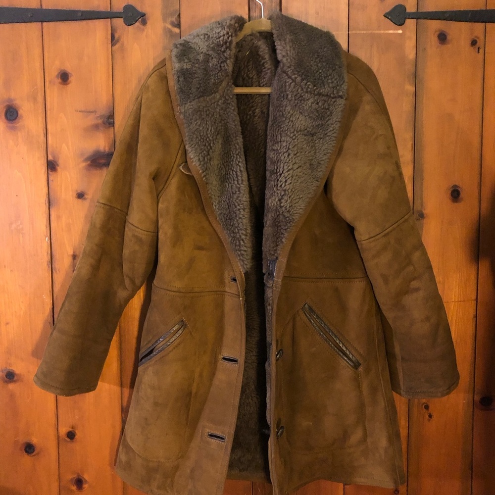 Shearling jacket size M-L